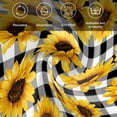 thumbnail image 6 of Cloth Napkins Set of 2 - 20x20 Inches, Sunflowers Blossom Washable Reusable Table Napkins, Spring Summer Garden Flowers Check Soft & Absortbent Dining Napkin for Party Wedding Hotel Restaurant, 6 of 8