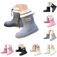 thumbnail image 5 of XIMIN Women Rain Boots Comfort Mid-Calf Lightweight Boots Short Rain Boots Waterproof Garden Shoes Outdoor Work Anti-Slipping Rainboots Stylish Light Ankle Rain Shoes, 5 of 5