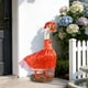 thumbnail image 4 of Vestido para ganso de porche – Ropa para ganso de 58 cm con chal, bufanda y sombrero, poliéster, estilo jardinería, decoración de exterior para césped, ideal para exhibiciones navideñas., 4 of 6