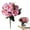 Pink, variant on Artificial Peony Flowers 1 Bundles Peony Fake Flowers Faux Silk Peonies with Hydrangea Flower Bouquets for Wedding Home Party Decor Floral Arrangements Table Centerpieces, Cameo Brown, 11.42"