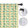 thumbnail image 4 of Blackout Kids Curtains,LightYellow Green Dinosaurs Silhouettes Pattern Childrens Insulated Curtains Set Of 2,Bedroom Essentials,Toddler Room Decor 42"x54", 4 of 5