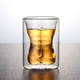 thumbnail image 5 of Vaso de vidrio con forma de cuerpo de hombre, vaso de chupito de cerveza, whisky, doble capa, para fiestas, reuniones, bares, 5 of 13