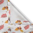 thumbnail image 6 of Ambesonne Cinnamon Color Valance & Curtain, Warm Taupe Birds, 55"x24", Apricot and Dark Salmon, 6 of 7