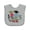 AC-Heather Grey, variant on Inktastic My Daddy Did It and He Did It for Me with Graduation Cap Boys Baby Bib