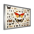 thumbnail image 2 of Designart "Insects and Bugs in Yellow and Orange" Animals Framed Wall Art Decor - Modern Orange Insects & Bugs Entryway Framed Wall Art Print, 2 of 6