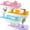 Mix, variant on Iridescent Rainbow Acrylic Floating Shelves,15in Kids Wall Mounted Nursery Bookshelves, Display Ledge for Books Toys Cosmetic, Bathroom Bedroom Living Room Wall Decor and Storage, 2 Pack