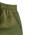 thumbnail image 5 of HOOMEUMY Men's Baggy Nylon Cargo Shorts with Side Pockets Drawstring Elastic Waist Loose Fit Summer Beach Shorts Green XL, 5 of 6