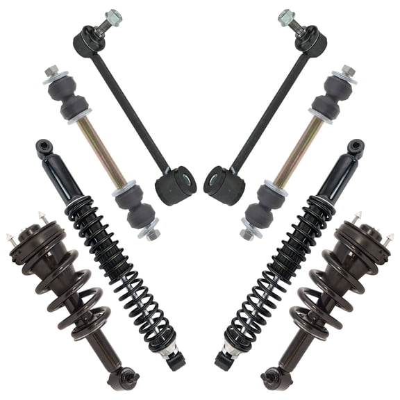 TRQ Front & Rear Suspension Kit Fits 2007-2013 Cadillac 2007-2014 Chevrolet GMC PSA52920