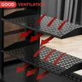 thumbnail image 5 of 4-Pack 1U Server Rack Shelf - Universal Device Server Rack Mounting Tray, 5 of 7