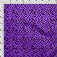 thumbnail image 3 of oneOone Cotton Flex Purple Fabric Animal Skin Diy Clothing Quilting Fabric Print Fabric By Yard 40 Inch Wide-M4A, 3 of 4