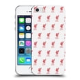 thumbnail image 1 of Head Case Designs Officially Licensed Liverpool Football Club Crest & Liverbird Patterns 1 White Soft Gel Case Compatible with Apple iPhone 5 / 5s / iPhone SE 2016, 1 of 7