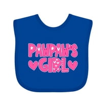 Inktastic Pawpaw's Girl Girls Baby Bib
