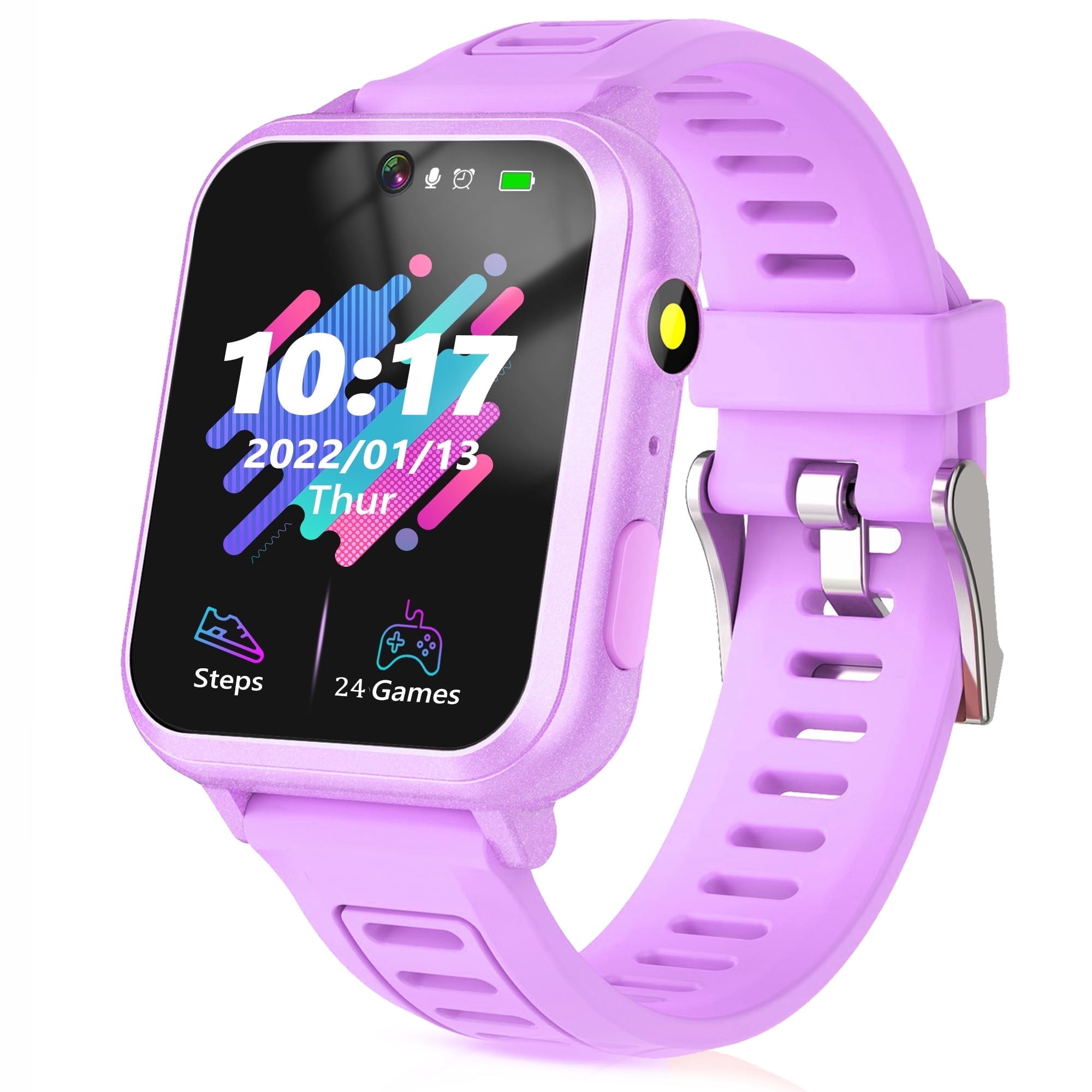 SZBXD Smart Watch for Kids, Kids Watch with 24 Games Camera Music Alarm Flashlight Step Count, Birthday Gifts for Age 3-12 Boys Girls
