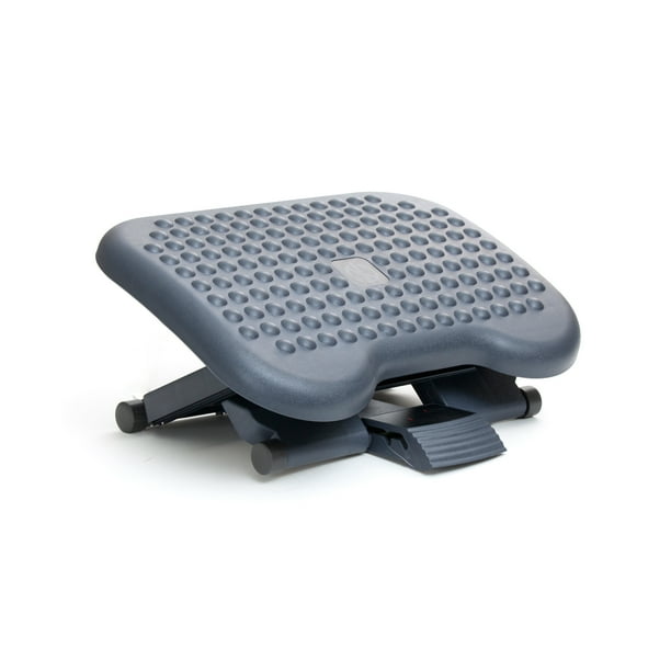 Mind Reader Ergonomic Footrest with Massage Pebbled, Black Walmart