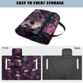 thumbnail image 4 of SEANATIVE Universal Golf Cart Seat Covers Towel Blanket, Portable UV Resistant Club Car Accessories with 4 Storage Pockets, Compatible with 2-Person Golf Carts, Skull Rose Butterfly Pattern, 4 of 7