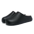 thumbnail image 2 of Yindaity House Slippers Women's Fuzzy House Slippers Suede Fluffy Winter Slipper Cozy Furry Warm Shoes Indoor/Outdoor(Black,15.99), 2 of 9