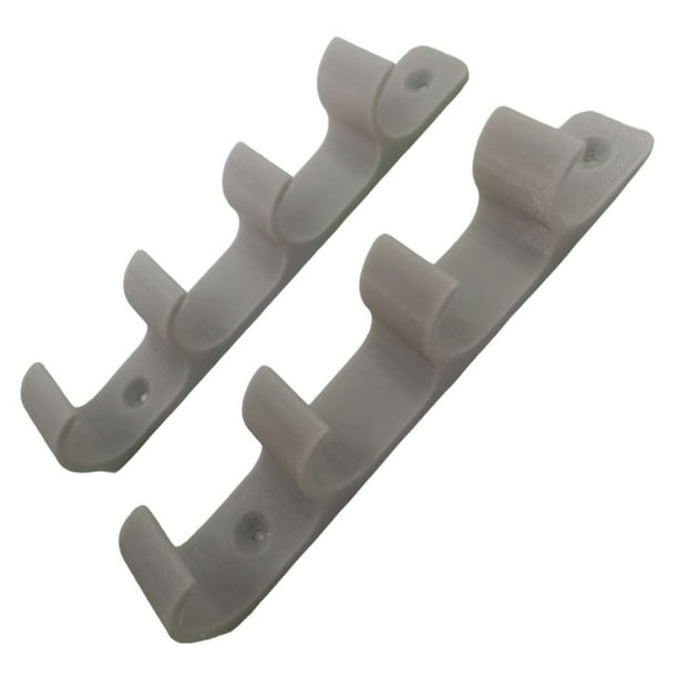 Soporte de Plumones para Escuelas BazeMayk 1 Par 13x2x0.4cm Gris No incluye Plumones. 3D Art MXBZM-001