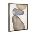 thumbnail image 3 of Stupell Industries Modern Geometric Shapes Composition Graphic Art Luster Gray Floating Framed Canvas Print Wall Art, Design by Laura Marr, 3 of 6