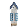 thumbnail image 1 of Termómetro colgante de madera para pared, decoración náutica, escultura de pared Casa 30x10cm, 1 of 7