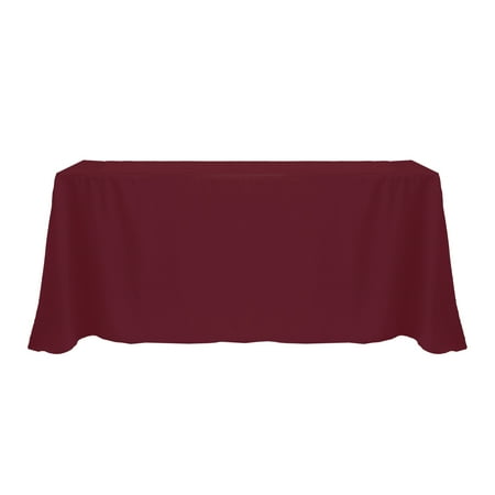 

Ultimate Textile 90 x 132-Inch Rectangular Polyester Linen Tablecloth Ruby Red