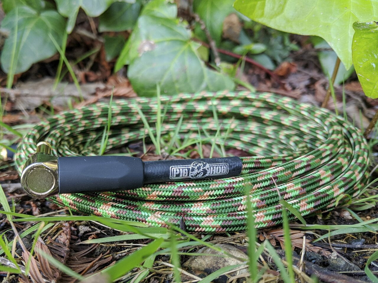 Pig Hog 20FT Right Camo Instrument Cable