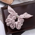 thumbnail image 3 of Women Elastic Hair Rope Ring Tie Scrunchie Ponytail Holder Hair Band Headband, 3 of 9