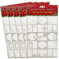 thumbnail image 2 of JAM Paper Foil Christmas Gift Tag Stickers, Silver, 40/Pack, 2 of 2