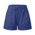 thumbnail image 6 of WAYUTE Womens Shorts Straight Leg High Waist Sports Loose Shorts Trendy Solid Color with Pockets Stretchy for Summer Daily Wear, 6 of 6