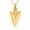 Gold, variant on Arrow Head Cremation Jewelry for Ashes Hodler Urn Necklace for Ashes of Loved One