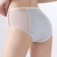 thumbnail image 3 of Women's Pants Crotch High Waist Lateral Leakage Underwear Menstrual Underwear For Girls Womens Underwear Pack Briefs for Women plus Size Womens Cute Underwear Variety Pack Lace Thong Panties Leggings, 3 of 4