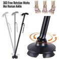 thumbnail image 4 of Folding Cane with LED Light Anti-Slip Lightweight Disability Aluminium Cane Torch Adjustable Portable Walking Cane for Men Wo, 4 of 8