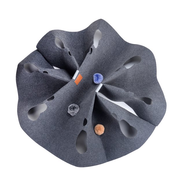 Maytalsory Long-lasting Cat Activity Play Mat - Ensures Endless Fun Cute Practical Convenient And Portable Pet Comfortable And Soft Circular gray 100cm*100cm