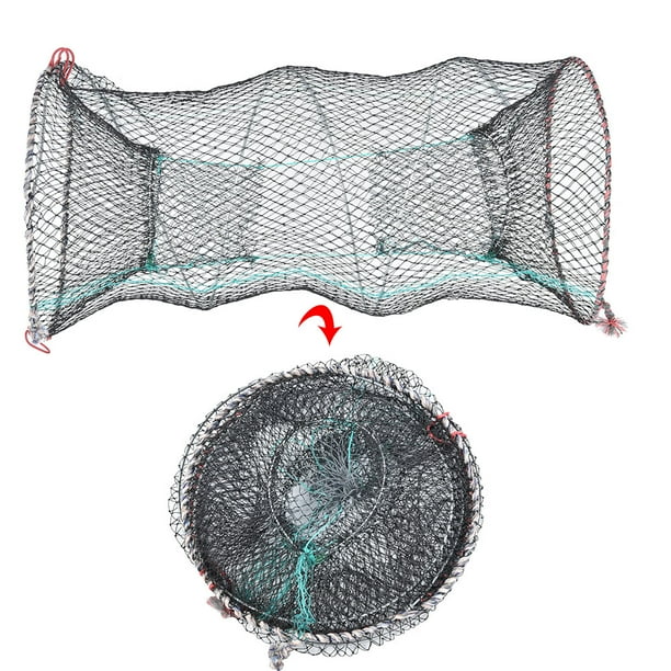Oubit Foldabe Fishing Cage,Portable Folding Fishing Net Fishing Cage  Fishing Trap Convenient Use