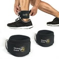 thumbnail image 4 of Correa de tobillo de fitness 1/2 Uds cuerda de tensión de tobillo hombres mujeres D-ring pierna fuerza entrenador suministros de entrenamiento JShteea El nuevo, 4 of 8