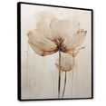 thumbnail image 2 of Designart "Reflecting Beige Lotus I" Lotus Floater Framed Wall Decor, 2 of 5
