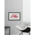 thumbnail image 5 of Dancing Flamingos Framed Painting Art Print, 36.00" x 1.50", 5 of 6