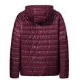 thumbnail image 4 of Men's Packable Puffer Jacket Hooded Lightweight Winter Coat Basic Full Zip Quilted Warm Down Outerwear, 4 of 5