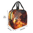 thumbnail image 3 of Vsdgher Western Fire Cowboy Lunch Bag, Lunch Box for Women Adult Men, Lunch Tote Insulated Cooler Lunch Container for Work/Office/Picnic/Travel, 3 of 8