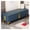 Blue_60CM, variant on Storage Ottoman with Flip Top,Rectangular Upholstered Bench End of Bed Bench,Entryway Shoe Bench,Fabric Footstool with Steel Legs for Living Room
