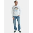 thumbnail image 2 of Bluey Men's & Big Men's Bluey Family Graphic Print Hooded Sweatshirt, Sizes S-3XL, 2 of 5