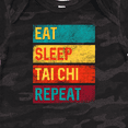 thumbnail image 4 of Inktastic Martial Arts Eat Sleep Tai Chi Repeat Boys or Girls Baby Bodysuit, 4 of 5