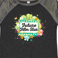 thumbnail image 4 of Inktastic Actress Future Film Star Girls Toddler T-Shirt, 4 of 5