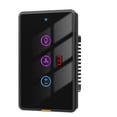 thumbnail image 2 of Tuya Smart WiFi Fan Light Switch Touch Wall Panel Voice Timer Control APP Remote Control Work for Alexa Google Home B, 2 of 5