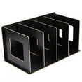 thumbnail image 1 of Fyydes Wooden DIY Desktop Bookshelf Rack Books DVD Storage Magazine Holder for Students Kids Adult,Desktop Bookshelf, Wood Desktop Bookshelf, 1 of 7