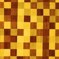 thumbnail image 1 of Ahgly Company Indoor Square Abstract Yellow Modern Area Rugs, 7' Square, 1 of 4