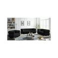 thumbnail image 5 of Meridian Furniture Gwen Black Velvet Sofa, 5 of 15