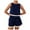 Navy, variant on RMGVDSD Women's 2 Piece Beach Vacation Outfits Casual Cropped Tank Top High Waist Shorts Set Tracksuit Work Business Casual Outfits