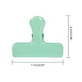 thumbnail image 5 of Large Bull Clip Stainless Steel Paper Clamp Colorful Hinge Clips File Clip Office Supplies for Receipt Document Food Bag, 5 of 7