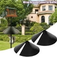 thumbnail image 4 of SPRING PARK 12/14/16/18 Inches Wrap Around Squirrel Baffle Protects Hanging Bird Feeders,Plastic Squirrel Proof Baffle for Bird Feeder Pole, 4 of 7