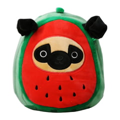 Squishmallows Prince the Pug in Watermelon Costume 7.5 inch Plush 2022  Release